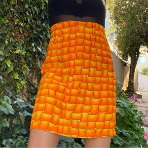 Fun orange skirt
